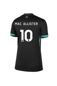 Liverpool Alexis Mac Allister #10 Voetbaltruitje Uit tenue Dames 2024-25 Korte Mouw